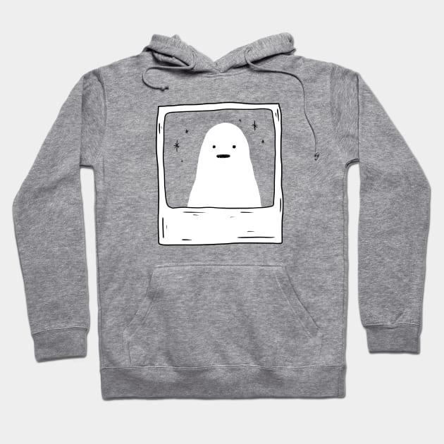 Awkward Ghost Hoodie by Little Spooky Studio